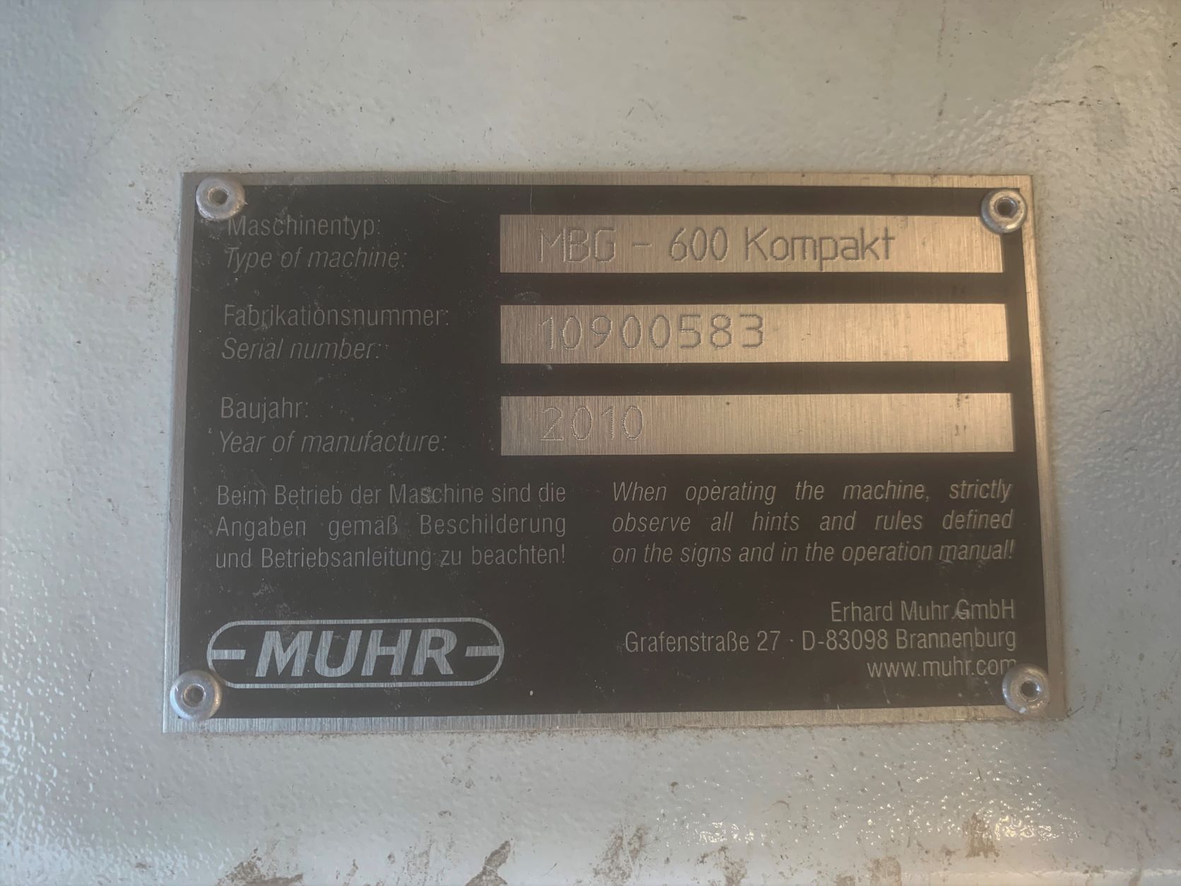 Teleskopverlader - Muhr, Typ MBG 600 kompakt ; ID 77